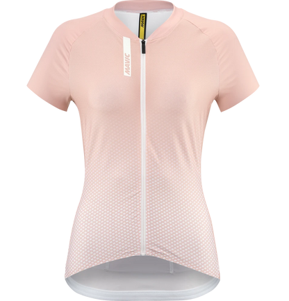 Maillot MAVIC AKSIUM Mangas Cortas Mujer Rosa