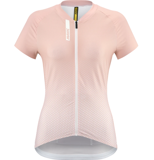 MAVIC AKSIUM Maillot de manga corta para mujer Rosa