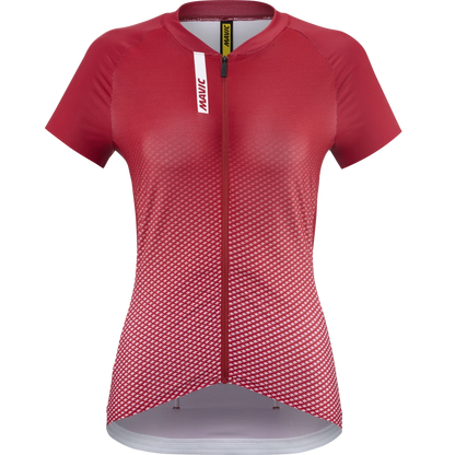 Maillot MAVIC AKSIUM Mangas Cortas Mujer Rojo