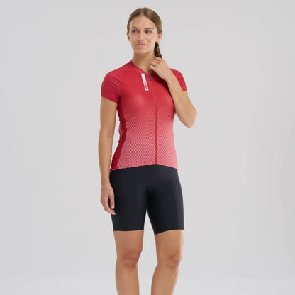 Maillot MAVIC AKSIUM Mangas Cortas Mujer Rojo