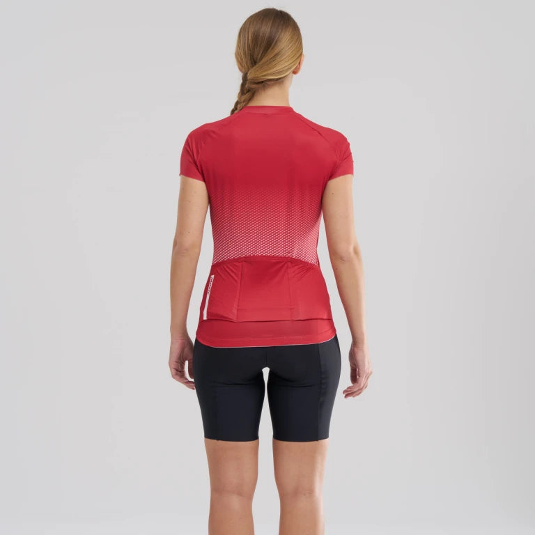 Maillot de manga corta para mujer MAVIC AKSIUM Rojo