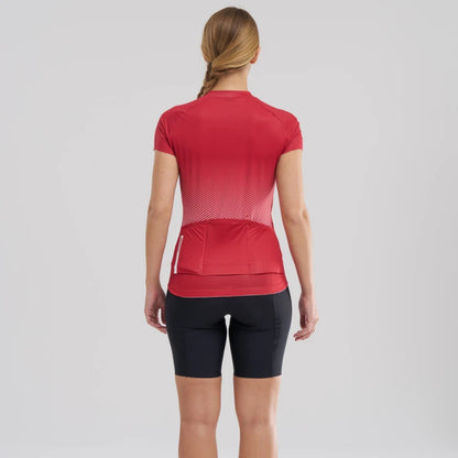 Maillot MAVIC AKSIUM Mangas Cortas Mujer Rojo