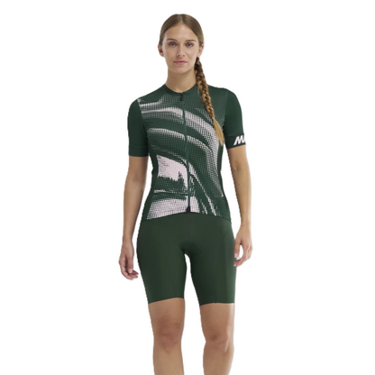 Maillot MAVIC AKSIUM GRAPHIC Mangas Cortas Mujer Caqui/Rosa