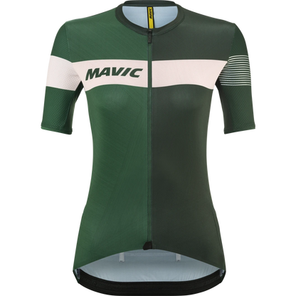 Maillot MAVIC KSYRIUM PRO Mangas Cortas Mujer Caqui