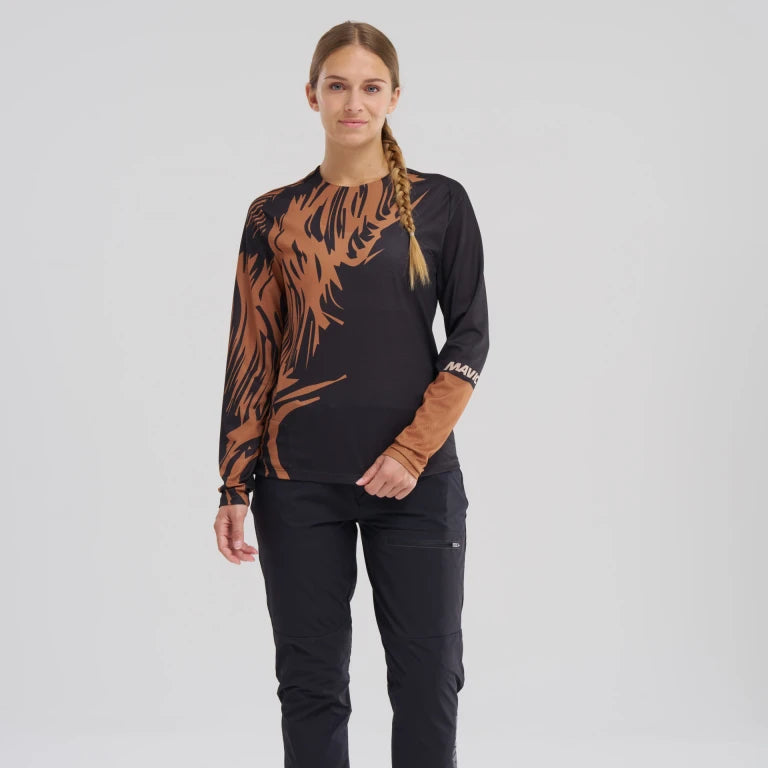 Maillot de manga larga para mujer MAVIC DEEMAX ENDURO Negro
