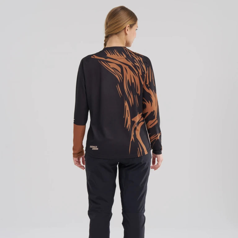 Maillot de manga larga para mujer MAVIC DEEMAX ENDURO Negro
