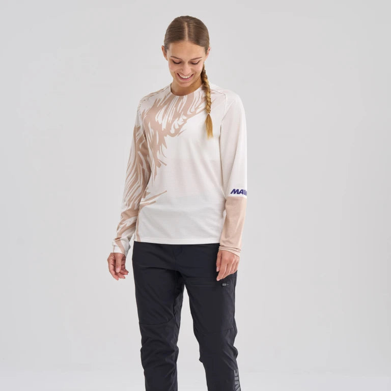 Maillot Mujer MAVIC DEEMAX ENDURO Manga Larga Blanco