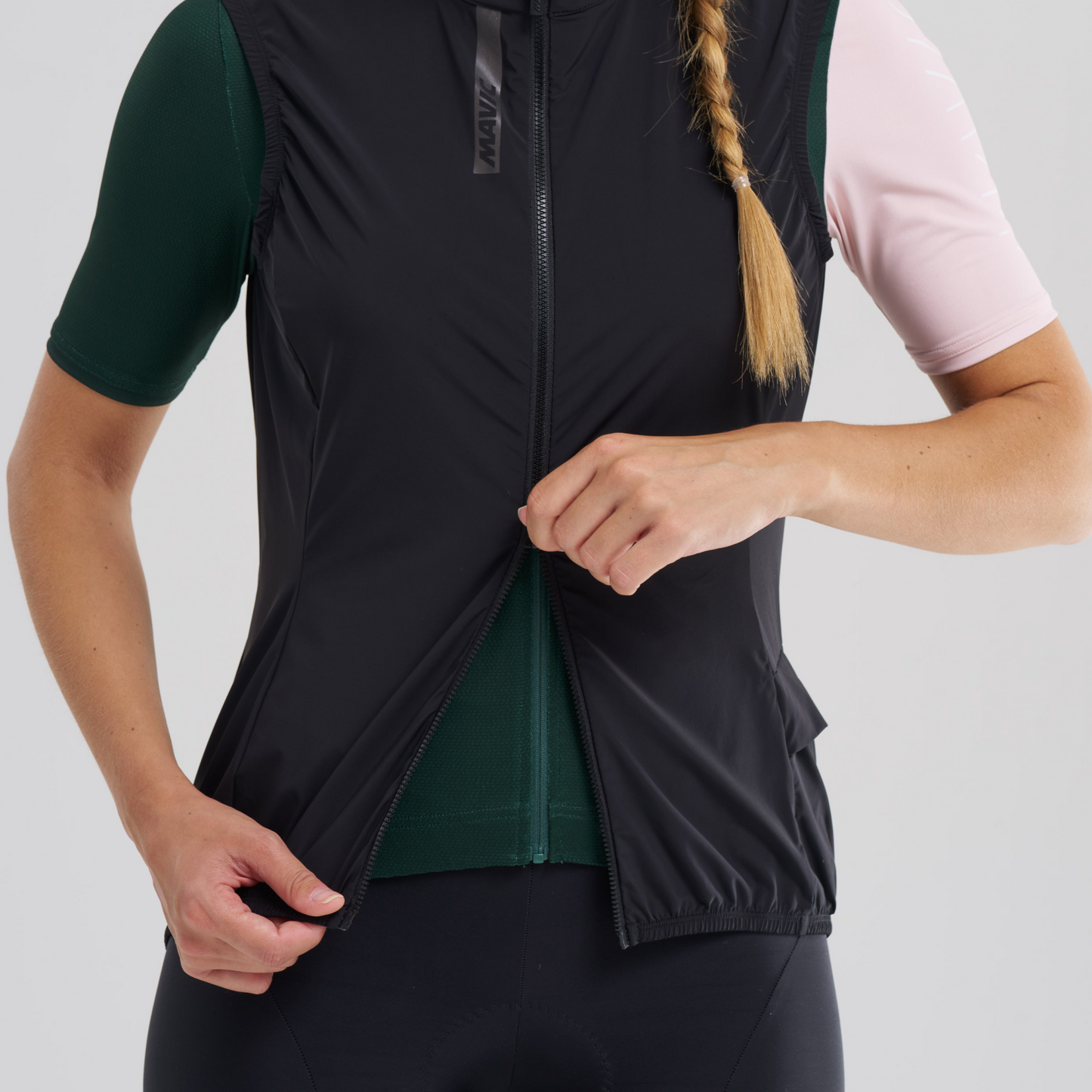 Chaqueta sin mangas para mujer MAVIC AKSIUM WIND Negro