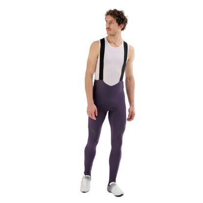 Culotte largo con tirantes MAVIC KSYRIUM THERMO Púrpura