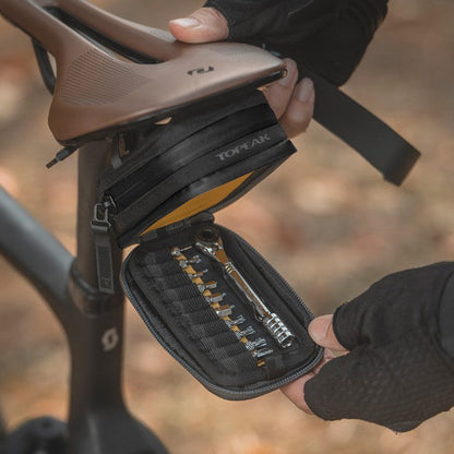 Bolsa de Sillín TOPEAK ELEMENTA GEARBAG Con Herramientas Negro