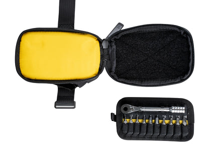 Bolsa de Sillín TOPEAK ELEMENTA GEARBAG Con Herramientas Negro
