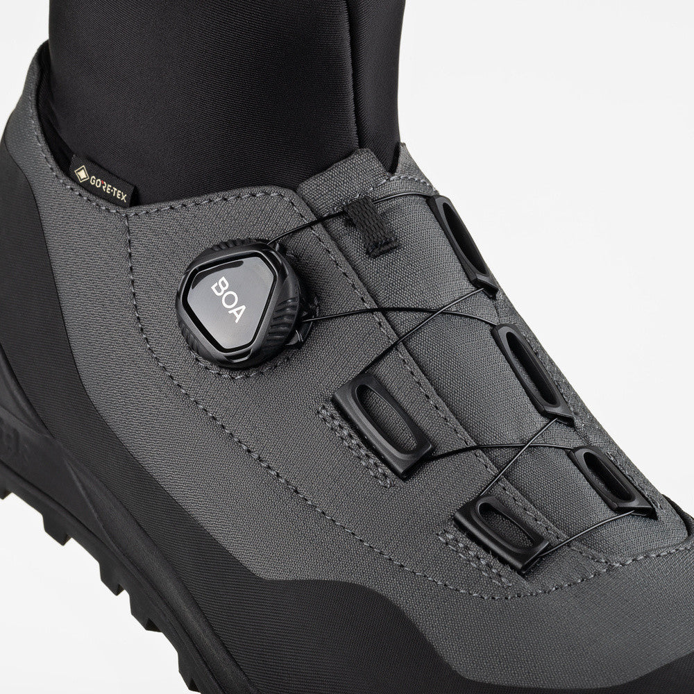 Zapatillas de BTT FIZIK HIVER TERRA NANUQ GTX FLAT Negro/Gris