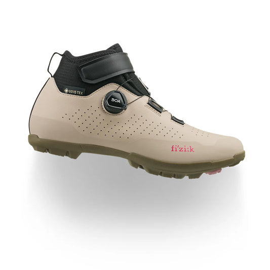 Zapatillas de BTT de invierno FIZIK TERRA ARTICA GTX X5, color beige/negro