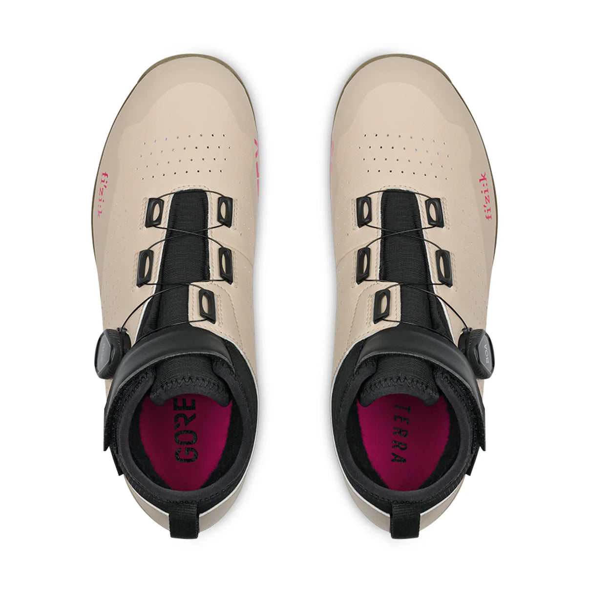 Zapatillas de BTT de invierno FIZIK TERRA ARTICA GTX X5, color beige/negro
