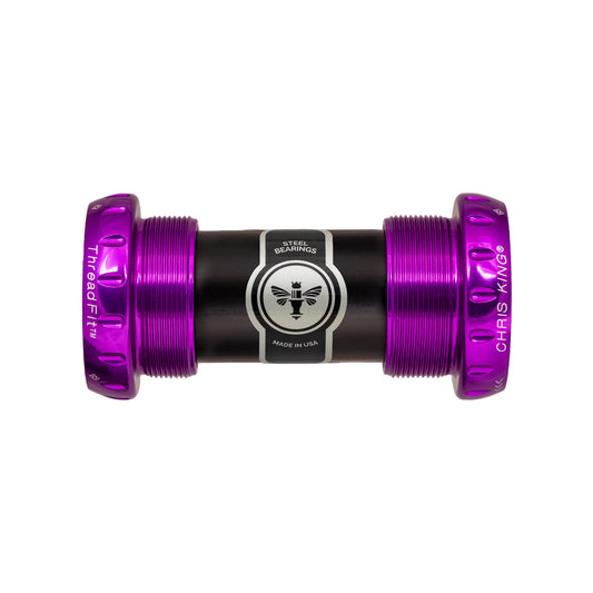 Platos y bielas CHRIS KING ThreadFit 24 68/73mm Purple