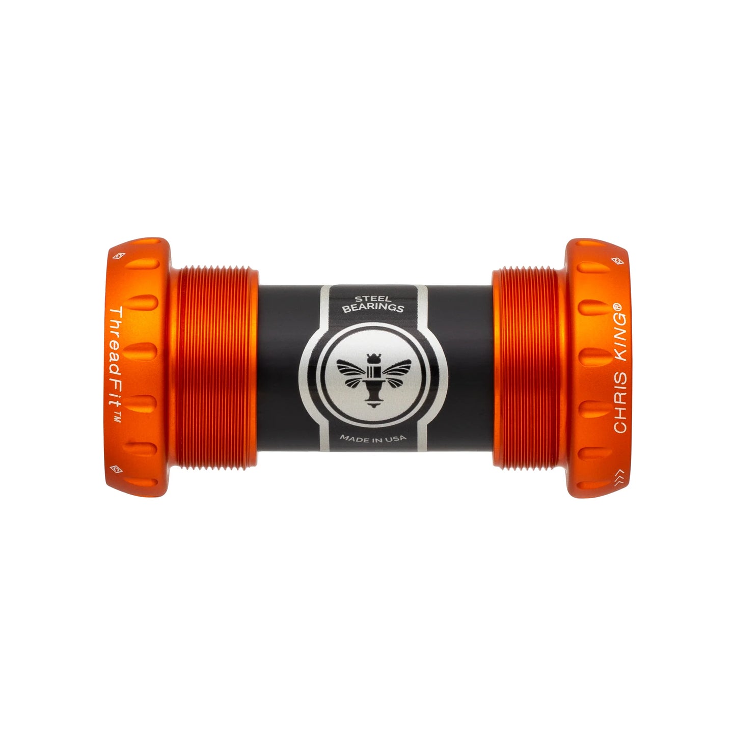 Platos y bielas CHRIS KING ThreadFit 24 68/73mm Negro/Oro
