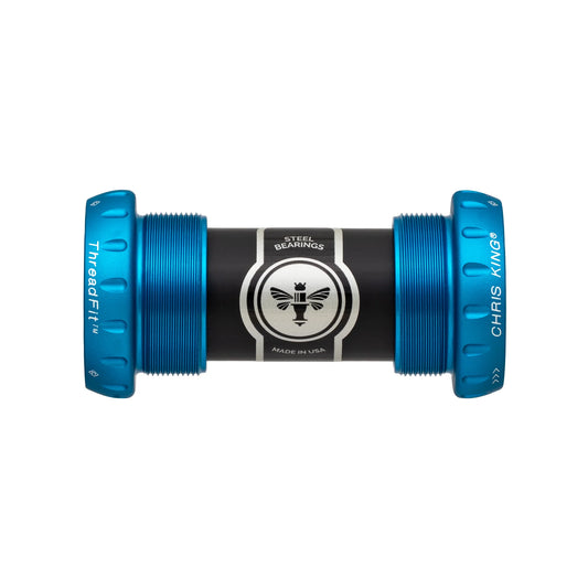 Platos y bielas CHRIS KING ThreadFit 24 68/73mm Azul