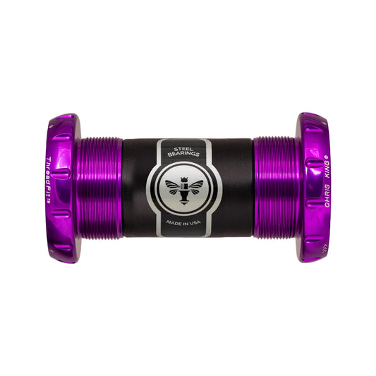 Platos y bielas CHRIS KING ThreadFit 30 68/73mm Purple