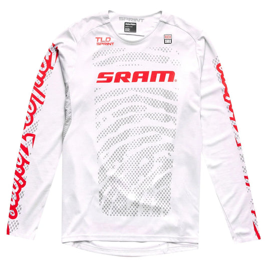 Maillot manga larga TROY LEE DESIGNS SPRINT SRAM Blanco