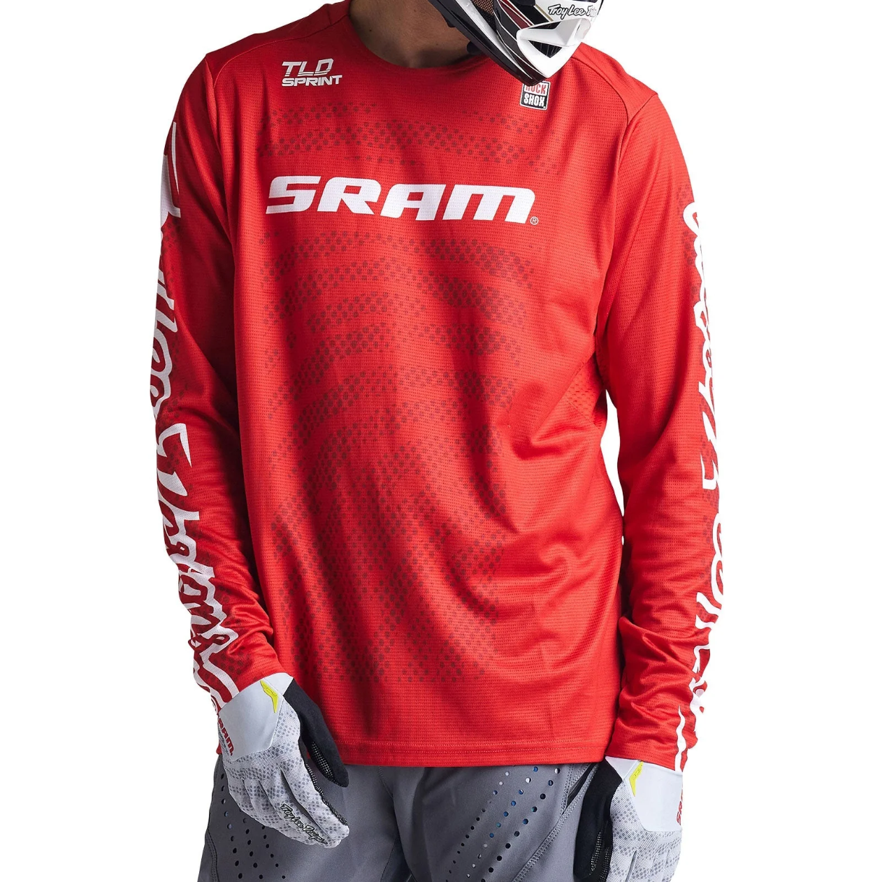 Maillot manga larga TROY LEE DESIGNS SPRINT SRAM Rojo