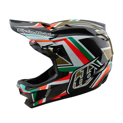 Casco de MTB TROY LEE DESIGNS D4 CARBON MIPS Frames Negro/Oro