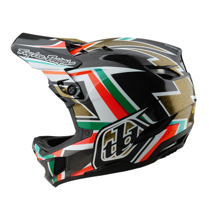 Casco de MTB TROY LEE DESIGNS D4 CARBON MIPS Frames Negro/Oro