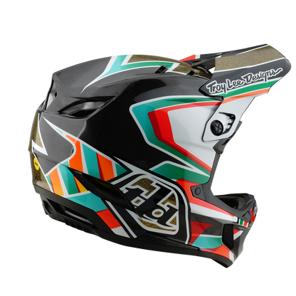 Casco de MTB TROY LEE DESIGNS D4 CARBON MIPS Frames Negro/Oro