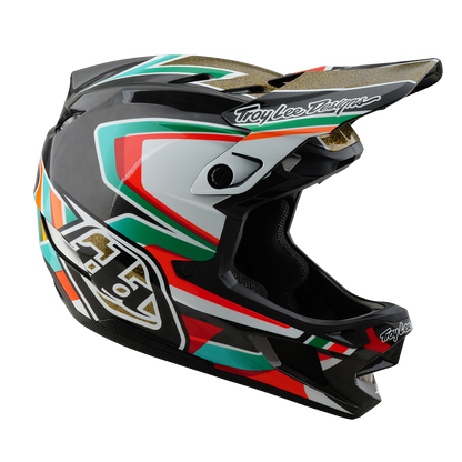 Casco de MTB TROY LEE DESIGNS D4 CARBON MIPS Frames Negro/Oro