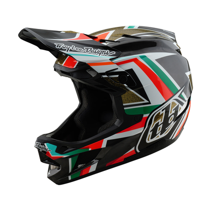 Casco de MTB TROY LEE DESIGNS D4 CARBON MIPS Frames Negro/Oro