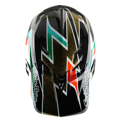 Casco de MTB TROY LEE DESIGNS D4 CARBON MIPS Frames Negro/Oro