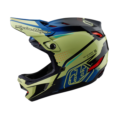 Casco MTB TROY LEE DESIGNS D4 COMPOSITE MIPS Drip Amarillo