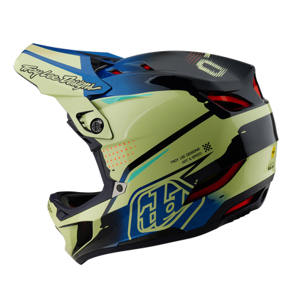 Casco MTB TROY LEE DESIGNS D4 COMPOSITE MIPS Drip Amarillo