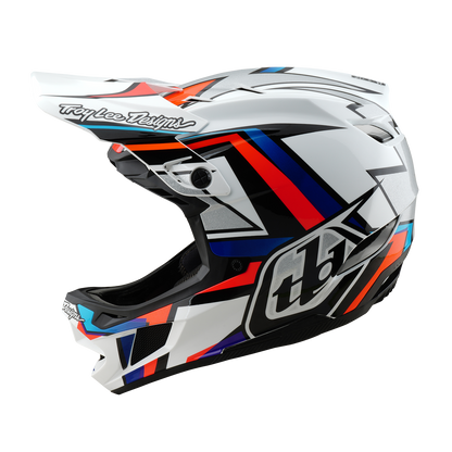 Casco MTB TROY LEE DESIGNS D4 COMPOSITE MIPS FRAMES Blanco/Gris