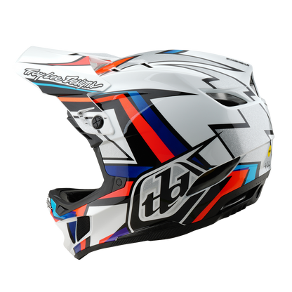 Casco MTB TROY LEE DESIGNS D4 COMPOSITE MIPS FRAMES Blanco/Gris