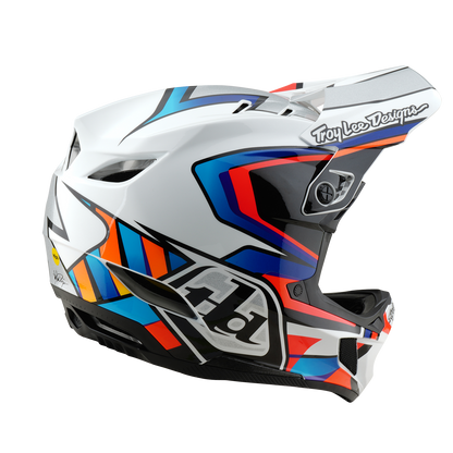 Casco MTB TROY LEE DESIGNS D4 COMPOSITE MIPS FRAMES Blanco/Gris