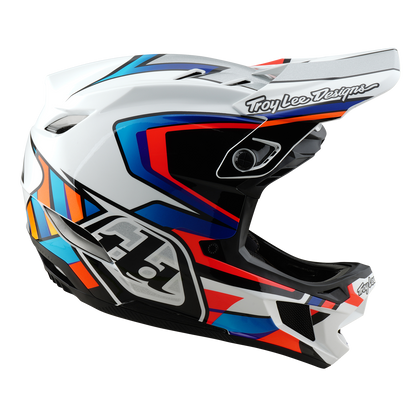 Casco MTB TROY LEE DESIGNS D4 COMPOSITE MIPS FRAMES Blanco/Gris