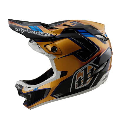 Casco MTB TROY LEE DESIGNS D4 COMPOSITE MIPS ROYALTY Negro/Oro