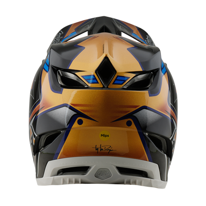 Casco MTB TROY LEE DESIGNS D4 COMPOSITE MIPS ROYALTY Negro/Oro