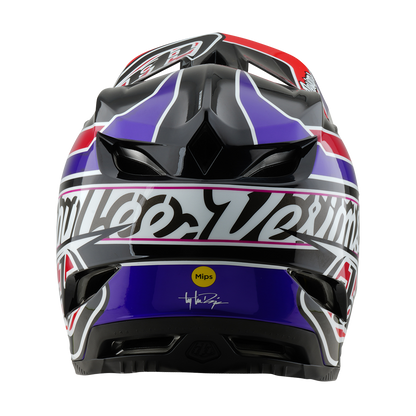 Casco MTB TROY LEE DESIGNS D4 POLYACRYLITE MIPS LINEAR Negro
