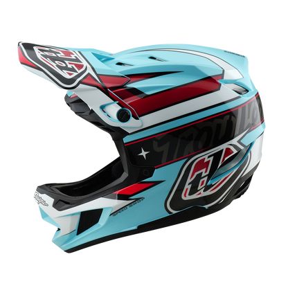 Casco MTB TROY LEE DESIGNS D4 POLYACRYLITE MIPS LINEAR Azul