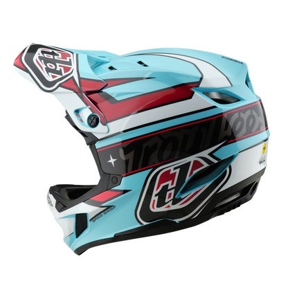 Casco MTB TROY LEE DESIGNS D4 POLYACRYLITE MIPS LINEAR Azul