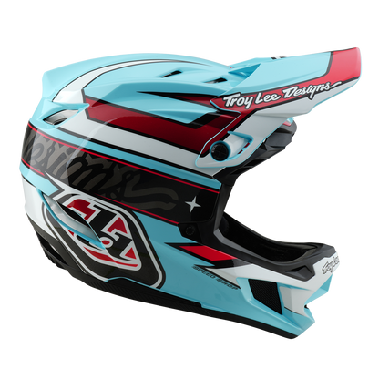 Casco MTB TROY LEE DESIGNS D4 POLYACRYLITE MIPS LINEAR Azul