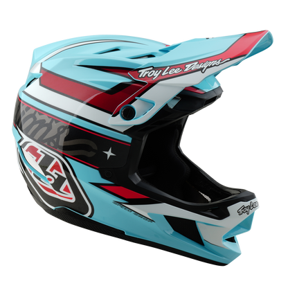 Casco MTB TROY LEE DESIGNS D4 POLYACRYLITE MIPS LINEAR Azul