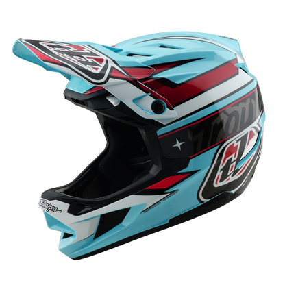 Casco MTB TROY LEE DESIGNS D4 POLYACRYLITE MIPS LINEAR Azul