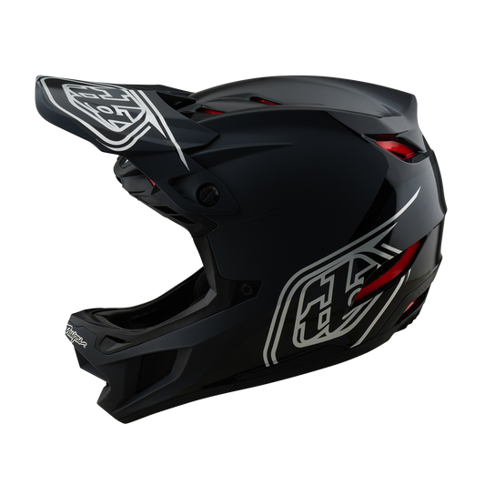 Casco MTB TROY LEE DESIGNS D4 POLYACRYLITE SHADOW Negro 2025