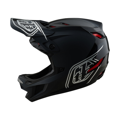 Casco MTB TROY LEE DESIGNS D4 POLYACRYLITE MIPS SHADOW Negro