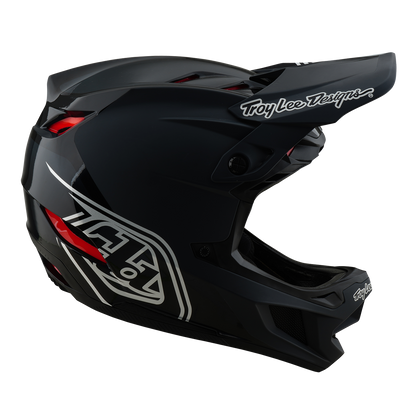 Casco MTB TROY LEE DESIGNS D4 POLYACRYLITE MIPS SHADOW Negro