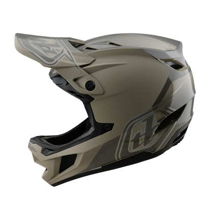 Casco MTB TROY LEE DESIGNS D4 POLYACRYLITE MIPS SHADOW Kaki