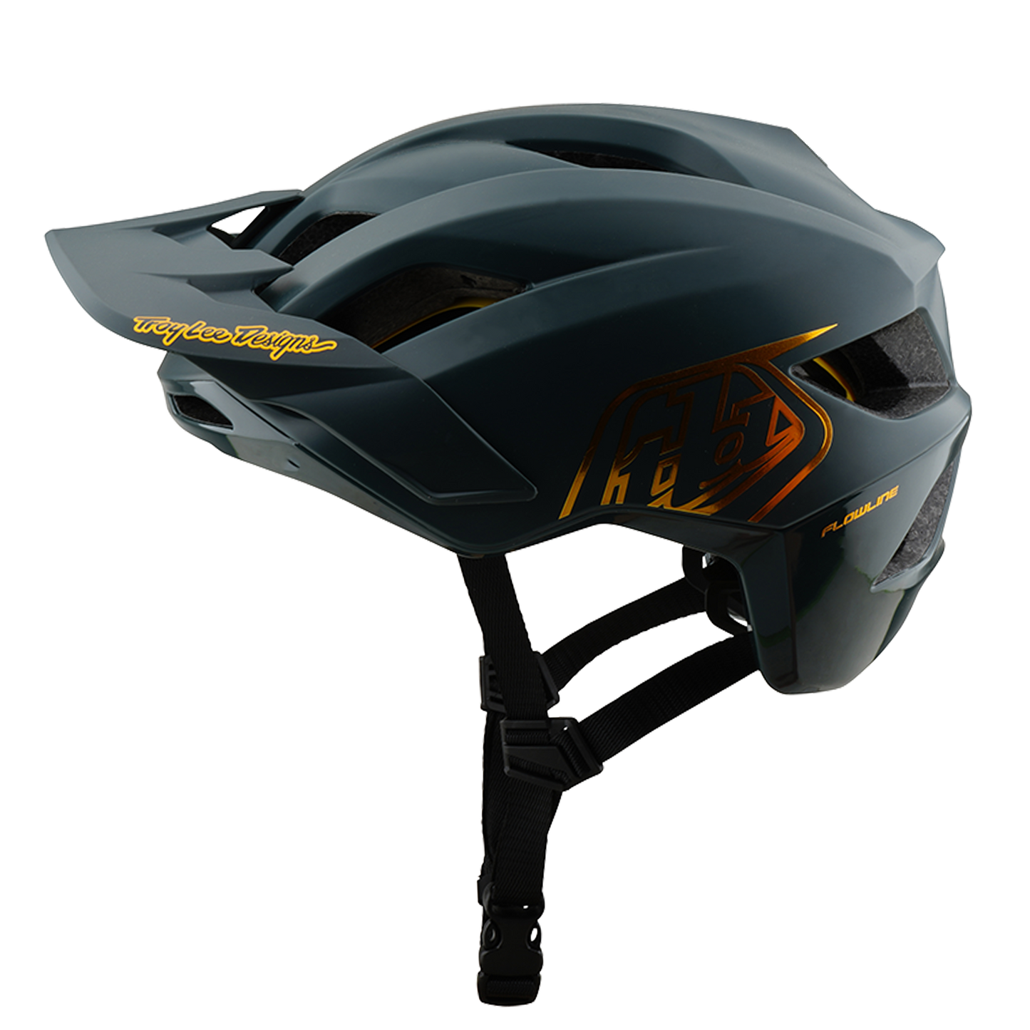 Casco MTB TROY LEE DESIGNS FLOWLINE POINT MIPS Gris/Amarillo 2025