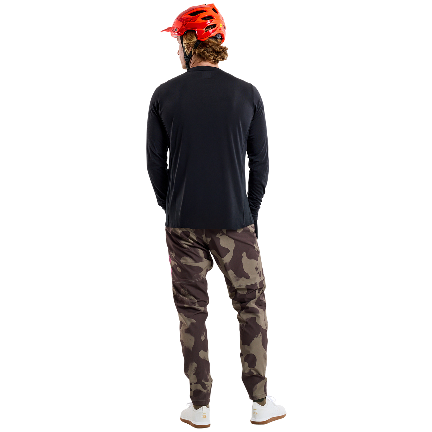 TROY LEE DESIGNS SKYLINE RIDE TEE SIGNATURE Maillot Manga Larga Negro 2025